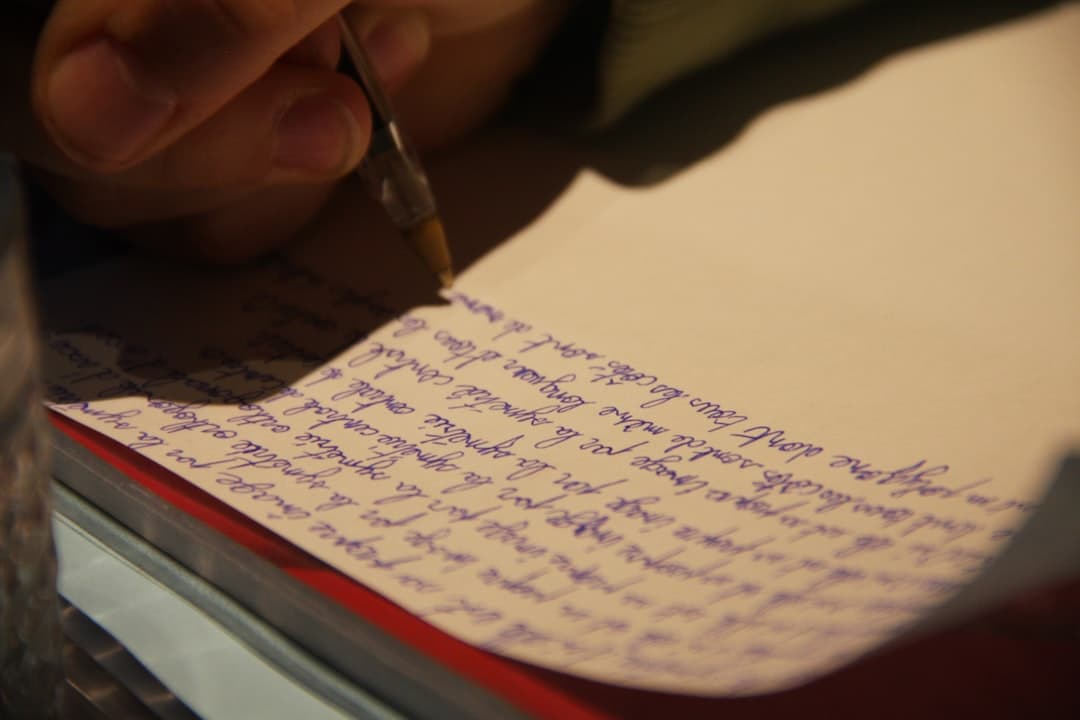 Handwritten Personal Letter