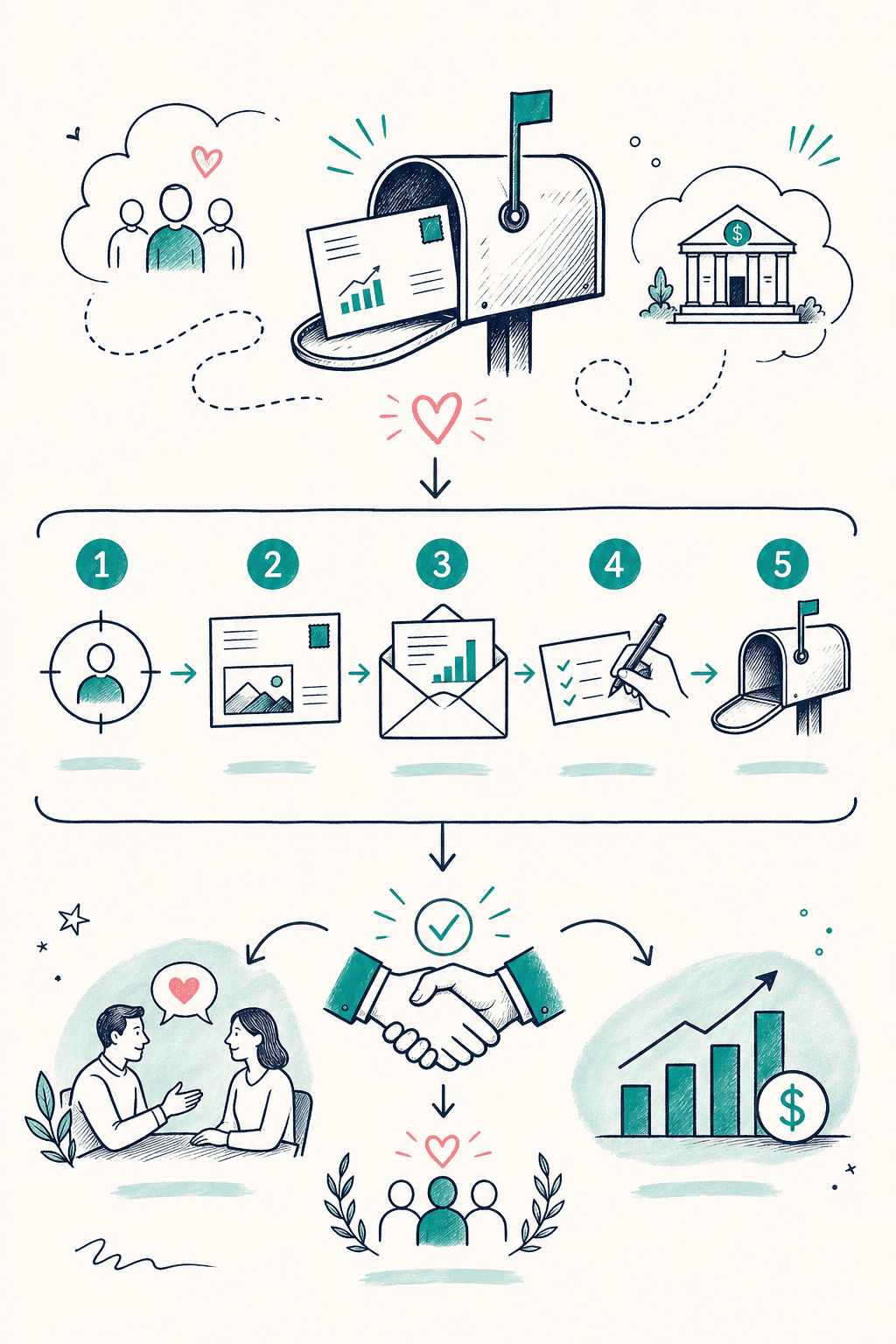 Direct Mail For Financial Advisors Infographic 1 cover