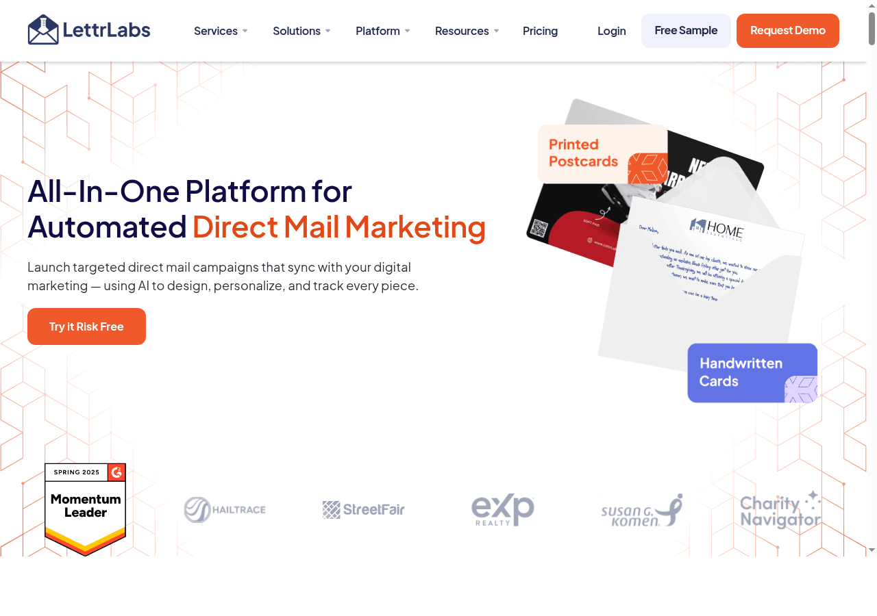LettrLabs homepage