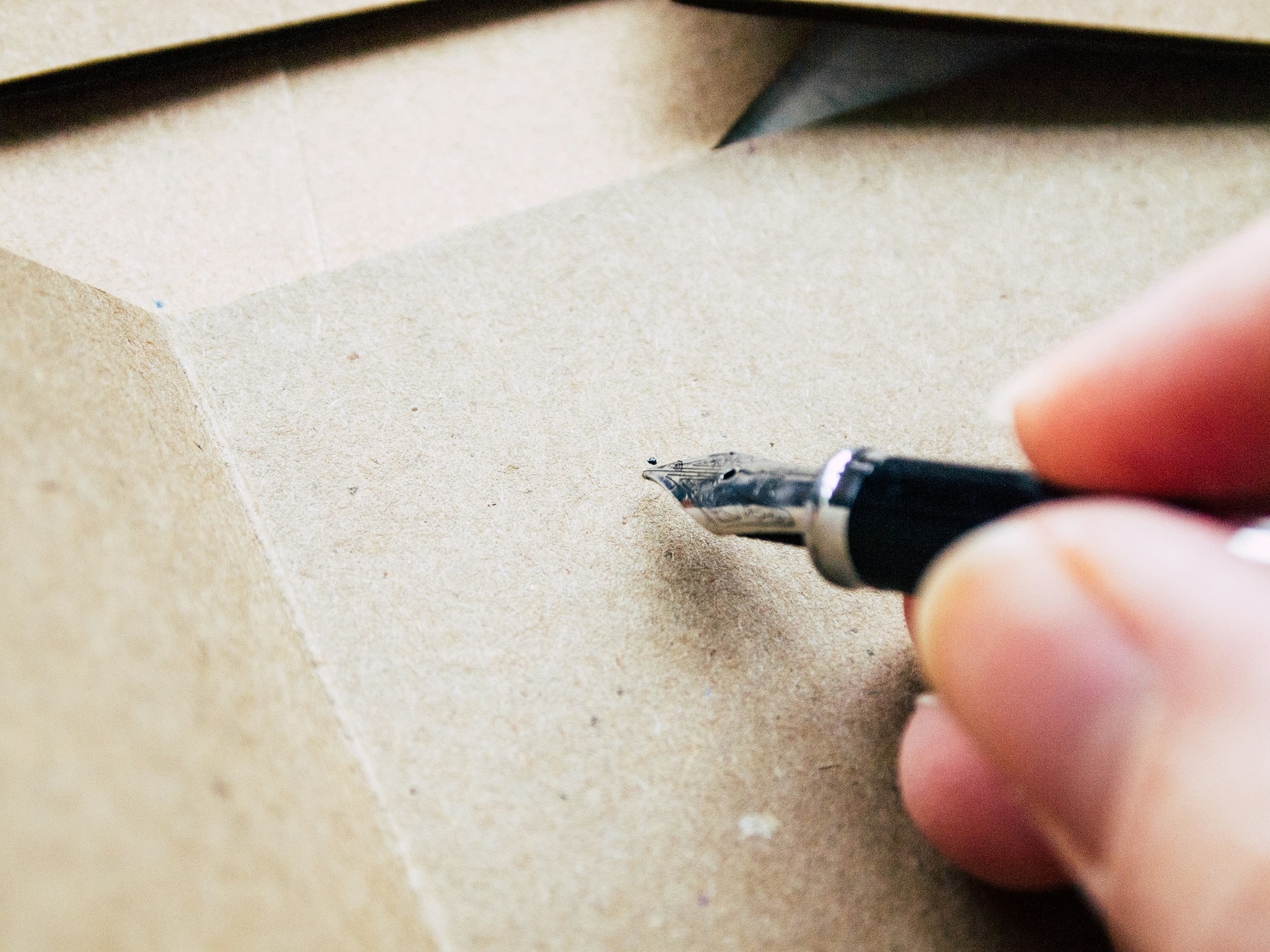 Writing Greeting Card Support Photo