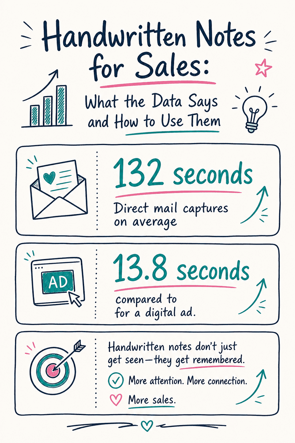 Handwritten Notes For Sales Infographic 2 cover