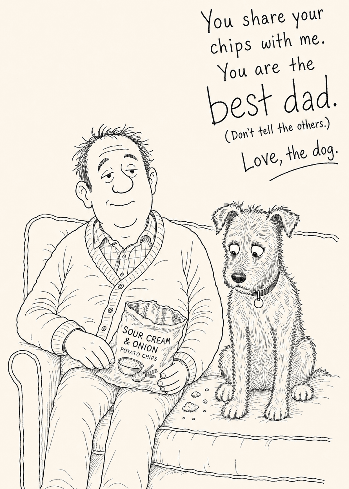 Crisps & Secrets Father's Day