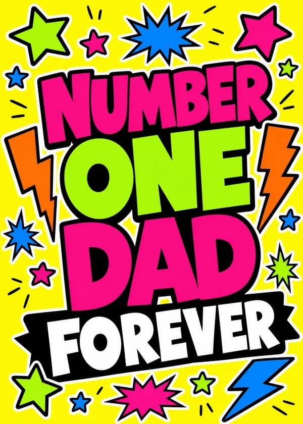 Number One Dad Forever