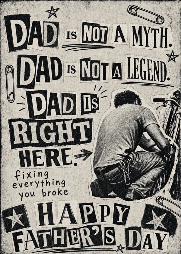 Punk Zine Father's Day