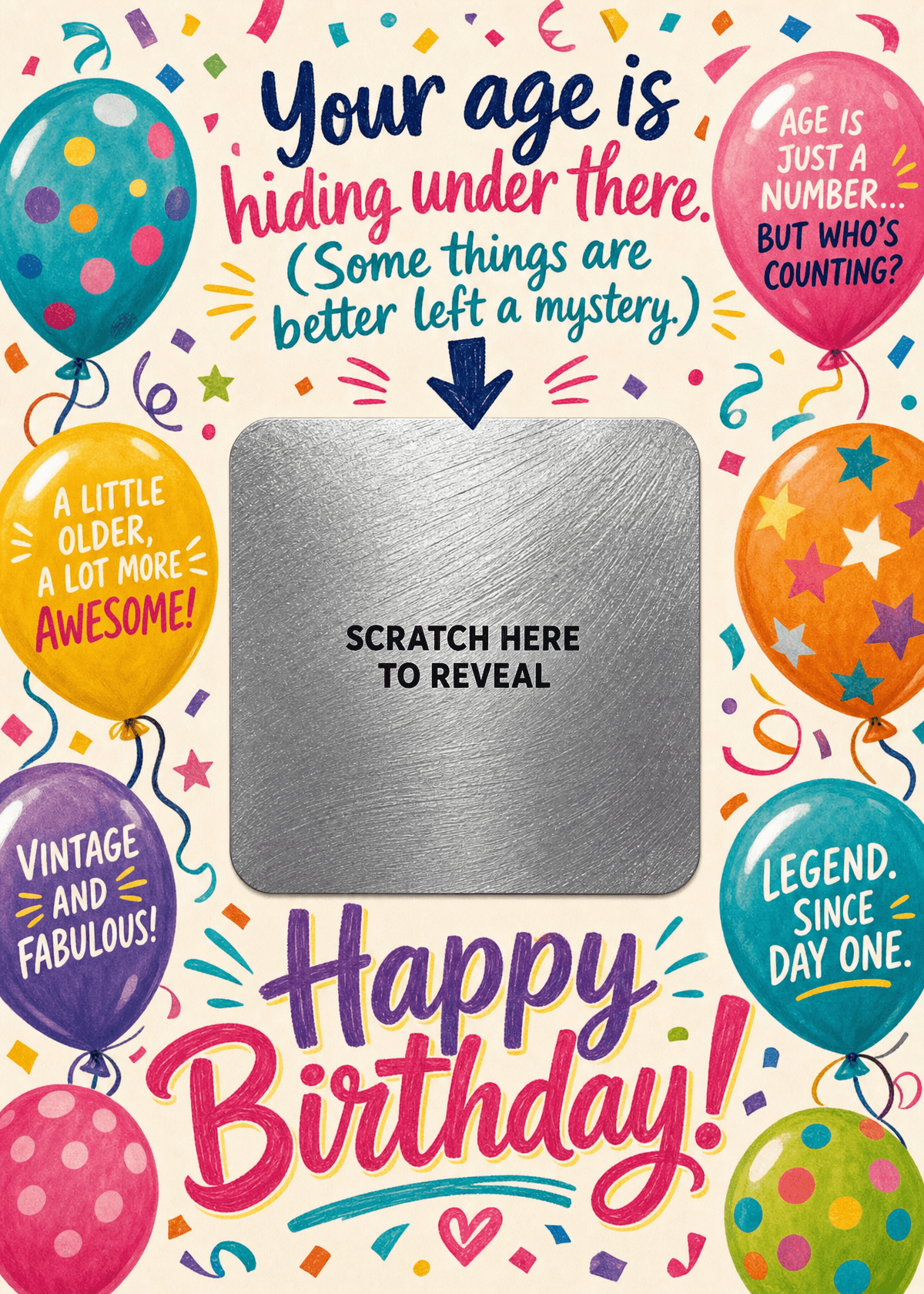 Scratch to Reveal Birthday