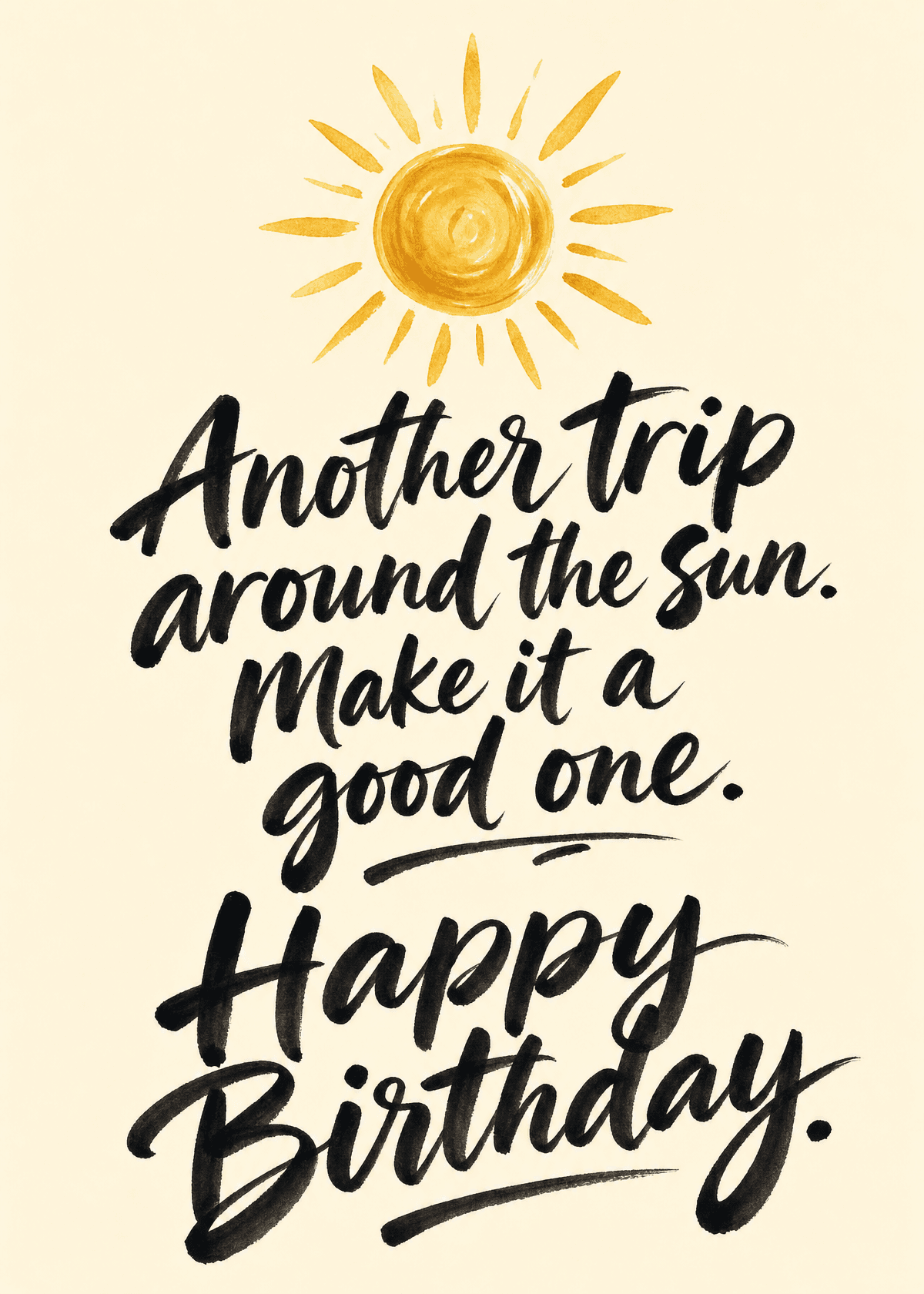 Trip Around the Sun Birthday