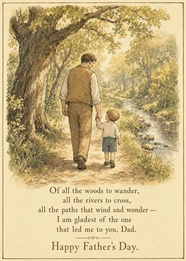 Woodland Path Father's Day